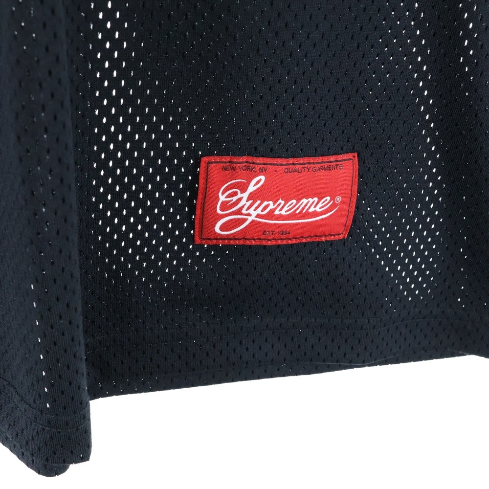 SUPREME(シュプリーム) Bandana Football Jersey バンダナ フットボール ジャージ メッシュTシャツ カットソー ブラック