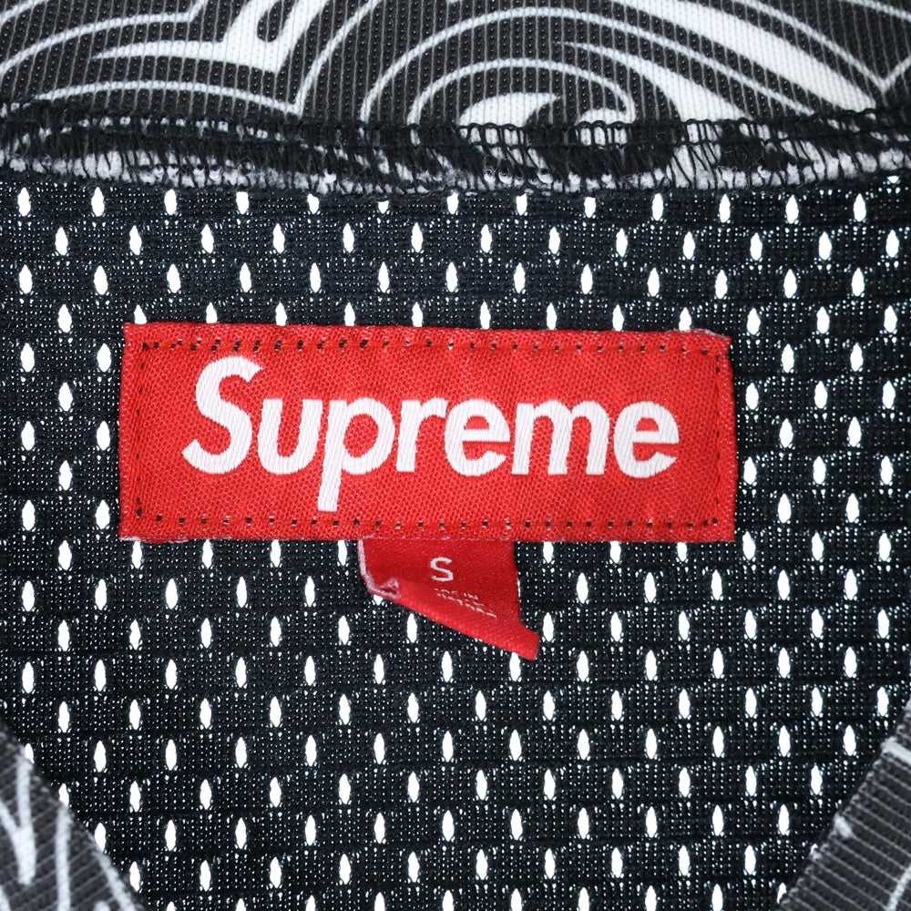 SUPREME(シュプリーム) Bandana Football Jersey バンダナ フットボール ジャージ メッシュTシャツ カットソー ブラック