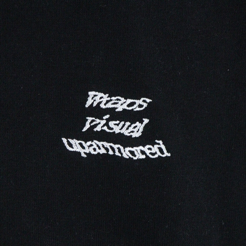 WTAPS(ダブルタップス) 25SS ロゴエンブロイダリー クルーネック半袖Tシャツ カットソー ブラック 251ATDT-CSM13
