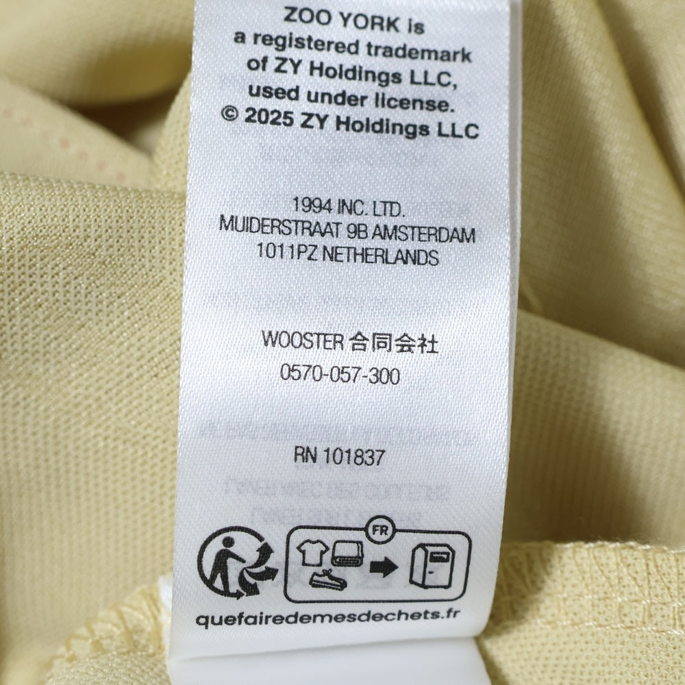 SUPREME(シュプリーム) 25SS Zoo York Soccer Jeysey ズーヨーク サッカージャージー 半袖カットソー ゴールド