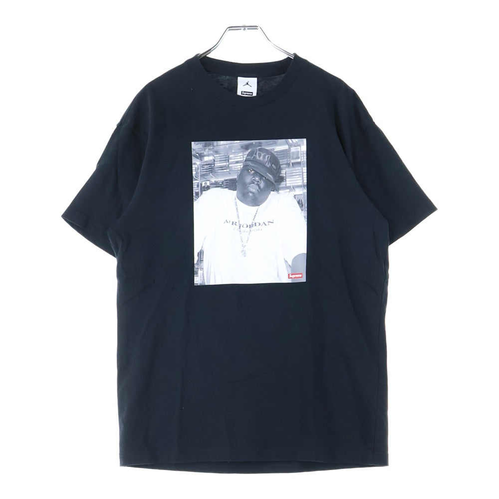 SUPREME(シュプリーム) 24AW ×JORDAN Biggie S/S Top ジョーダン ビギープリント半袖Tシャツ カットソー ブラック HJ8385-010