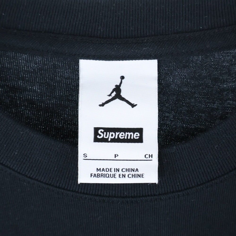 SUPREME(シュプリーム) 24AW ×JORDAN Biggie S/S Top ジョーダン ビギープリント半袖Tシャツ カットソー ブラック HJ8385-010