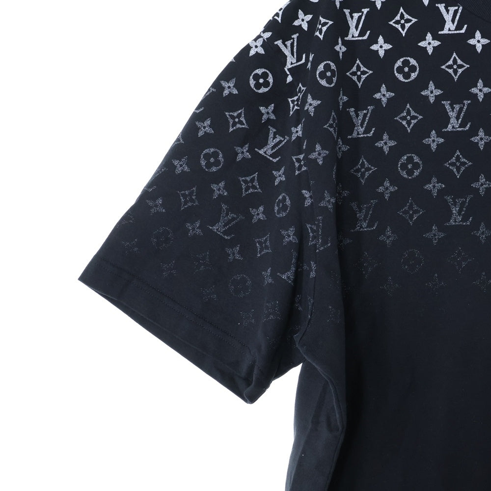 LOUIS VUITTON(ルイヴィトン) 24SS MONOGRAM T-SHIRTS モノグラム グラディエント クルーネック 半袖Tシャツ カットソー ブラック RM241Q FSB HQY42W