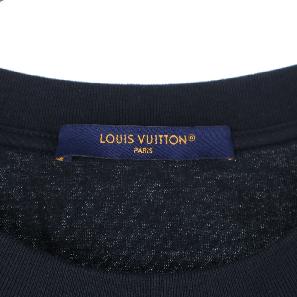 LOUIS VUITTON(ルイヴィトン) 24SS MONOGRAM T-SHIRTS モノグラム グラディエント クルーネック 半袖Tシャツ カットソー ブラック RM241Q FSB HQY42W
