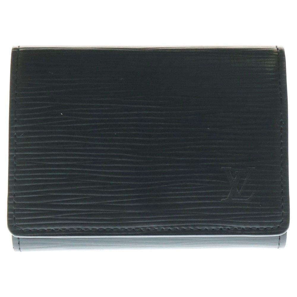 LOUIS VUITTON(ルイヴィトン) アンヴェロップ カルト ドゥ ヴィジット エピ カードケース 名刺入れ ブラック M62292 RFID