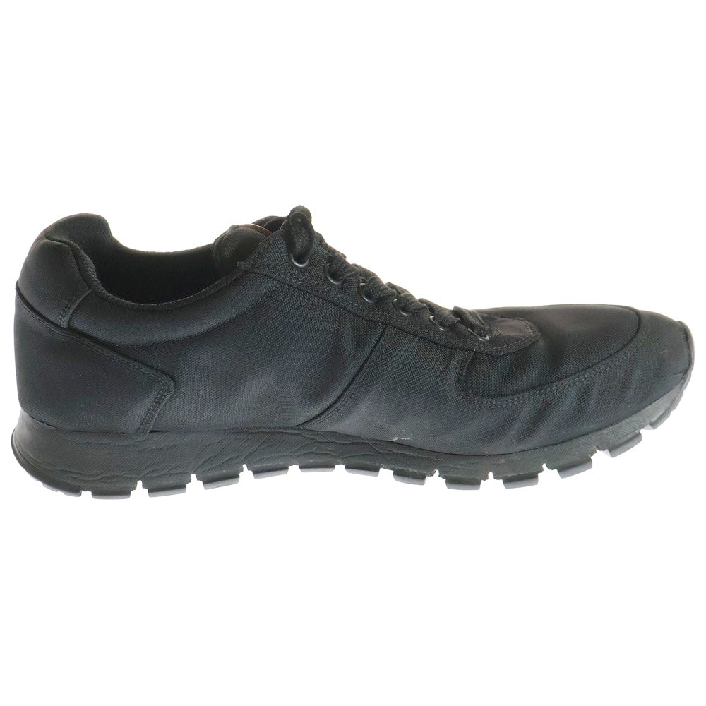 PRADA SPORT(プラダ スポーツ) ラバーロゴ ナイロン ローカットスニーカー ブラック 4E 2942