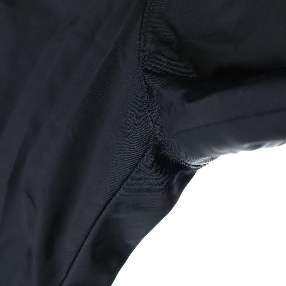 PRADA(プラダ) トライアングルロゴ ドローコード ジップアップ リナイロン トラウザーパンツ ブラック SPH66 S202 1WQ8