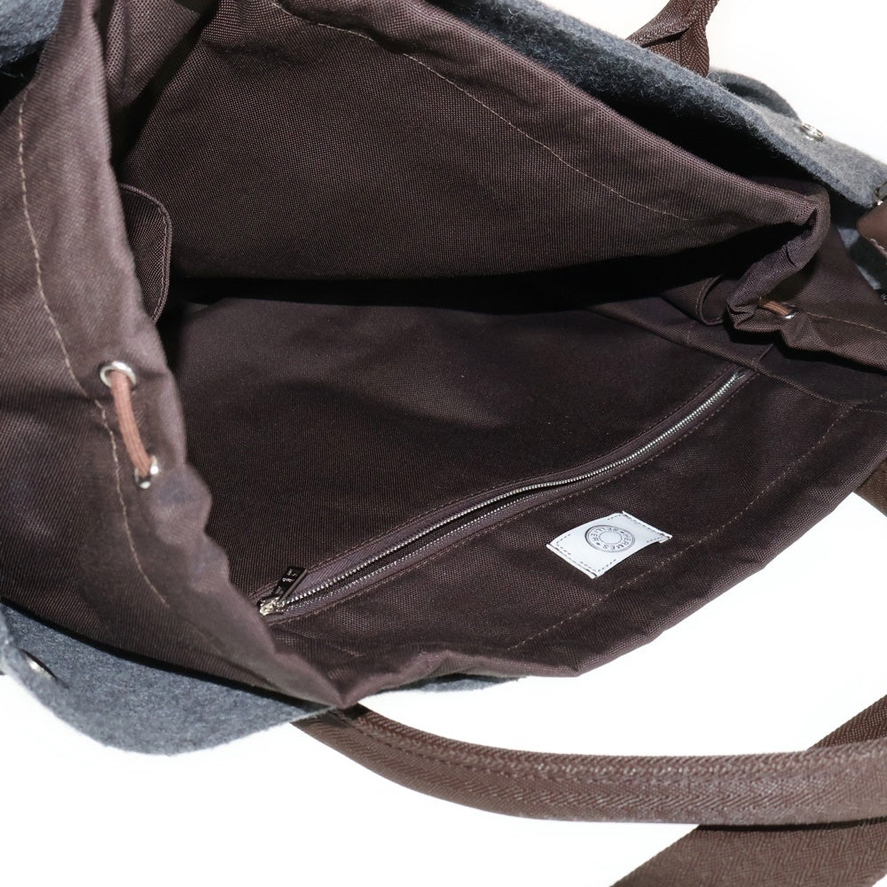 HERMES(エルメス) サックドパンサージュ グルーム 2Way ハンドショルダーバッグ グレー/ブラウン W刻印