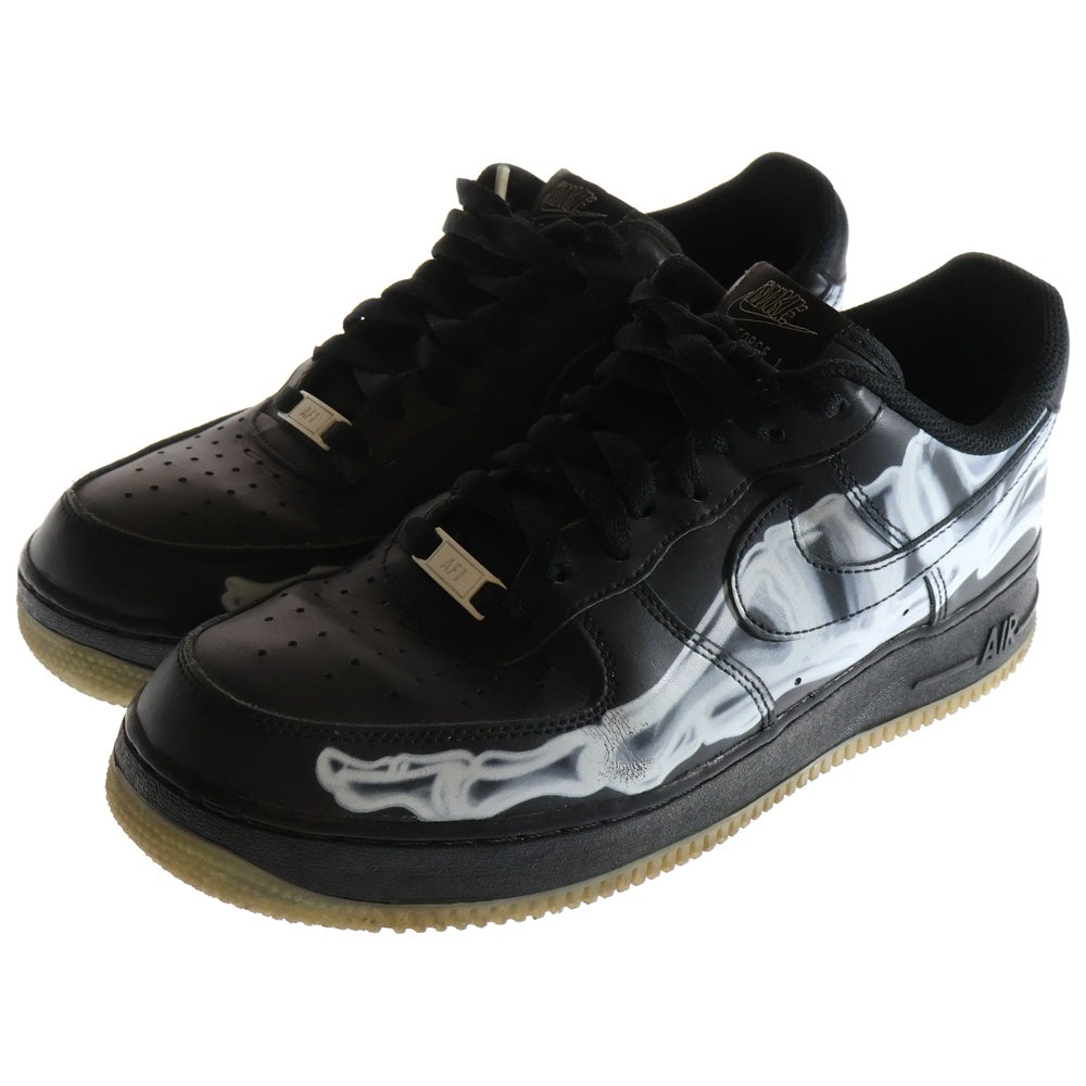 NIKE(ナイキ) AIR FORCE 1 07 SKELETON QS エアフォース1 スケルトン ローカットスニーカー ブラック US9/27cm BQ7541-001