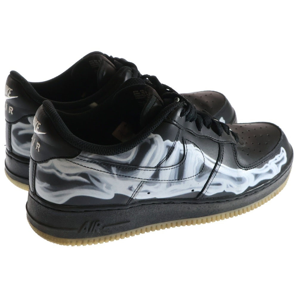 NIKE(ナイキ) AIR FORCE 1 07 SKELETON QS エアフォース1 スケルトン ローカットスニーカー ブラック US9/27cm BQ7541-001