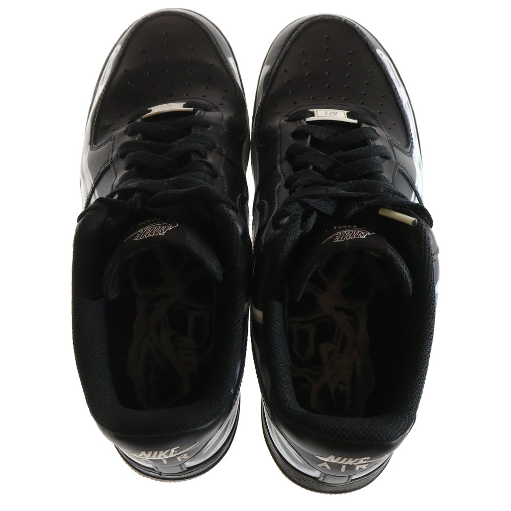 NIKE(ナイキ) AIR FORCE 1 07 SKELETON QS エアフォース1 スケルトン ローカットスニーカー ブラック US9/27cm BQ7541-001