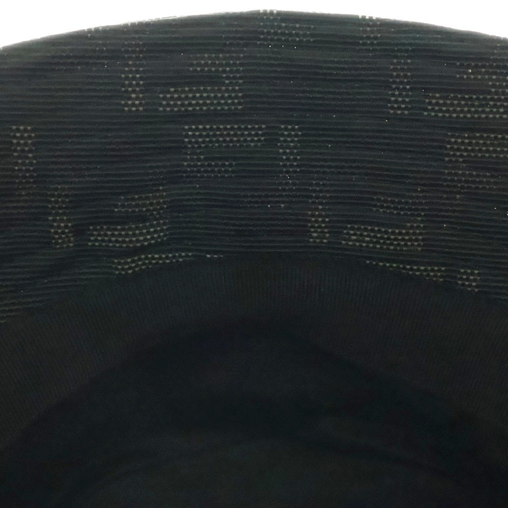 FENDI(フェンディ) FF Zucca Pattern Nylon Bucket Hat FF ズッカ 総柄 ナイロン バケットハット バケハ 帽子 ブラック FXQ801 AIWB