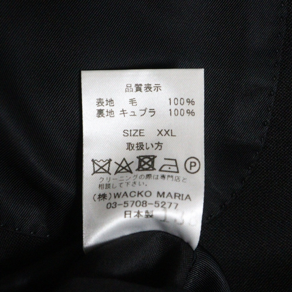 WACKO MARIA(ワコマリア) 24SS SINGLE BREASTED JACKET シングル ブレステッド 2B ウール テーラードジャケット/スラックス セットアップスーツ 24SS-WMO-SU04/24SS-WMP-TR11
