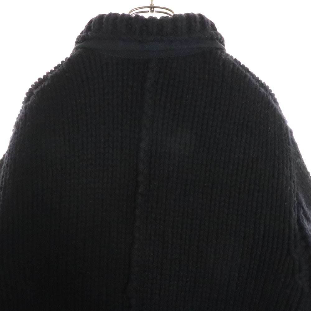 Sacai(サカイ) 23AW ×Carhartt WIP Knit Jacket Michigan カーハート ニット ミシガン ジャケット ブラック 23-03111M
