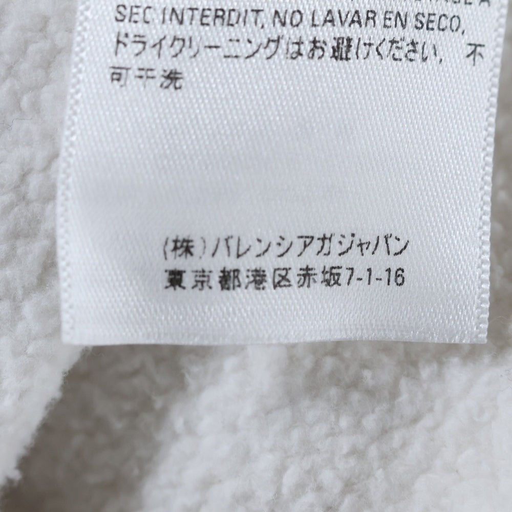 BALENCIAGA(バレンシアガ) 21AW ピクセルロゴプリント プルオーバー スウェットパーカー フーディ ホワイト 600583 TKVI8