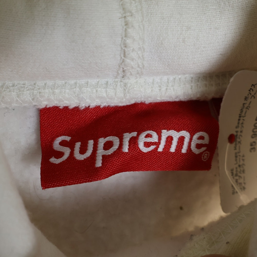 SUPREME(シュプリーム) 23AW Box Logo Hooded Sweatshirt ボックスロゴ プルオーバースウェットパーカー フーディー ホワイト