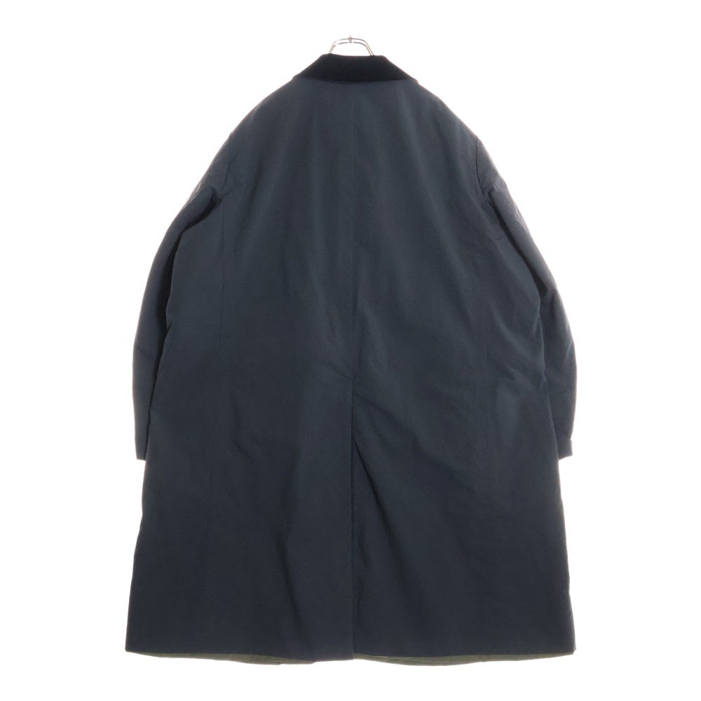 Sacai(サカイ) 23AW Matte Taffeta Reversible リバーシブル ミリタリー ロングコート カーキ/ネイビー 23-03138M
