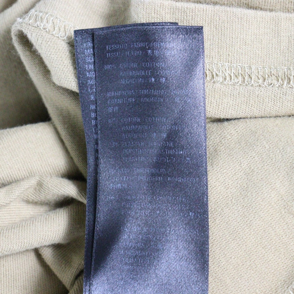 BALENCIAGA(バレンシアガ) 21SS ロゴ刺繍 クルーネック 半袖Tシャツカットソー ブラウン 612986 TLVB3