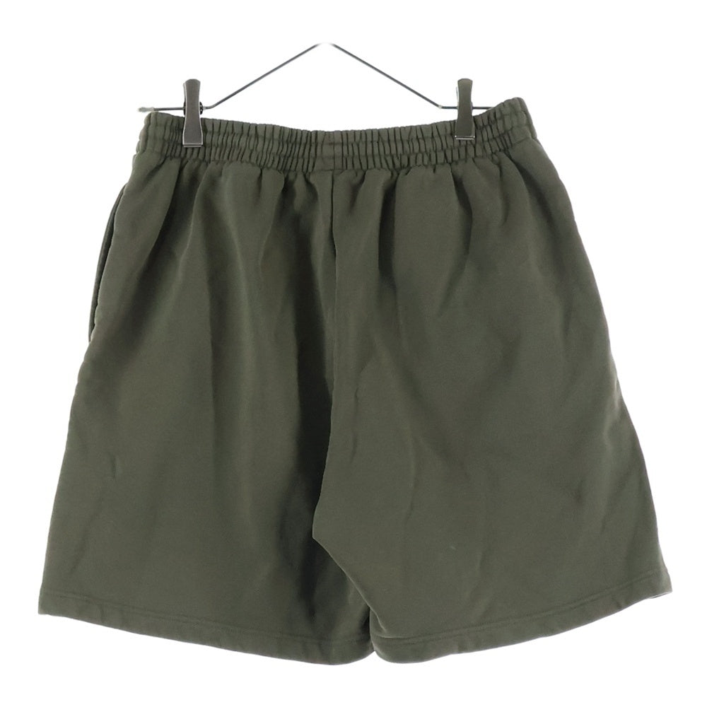 BALENCIAGA(バレンシアガ) 21AW Political Campaign Sweat Shorts キャンペーンロゴ スウェット ショーツ ショート ハーフパンツ カーキ