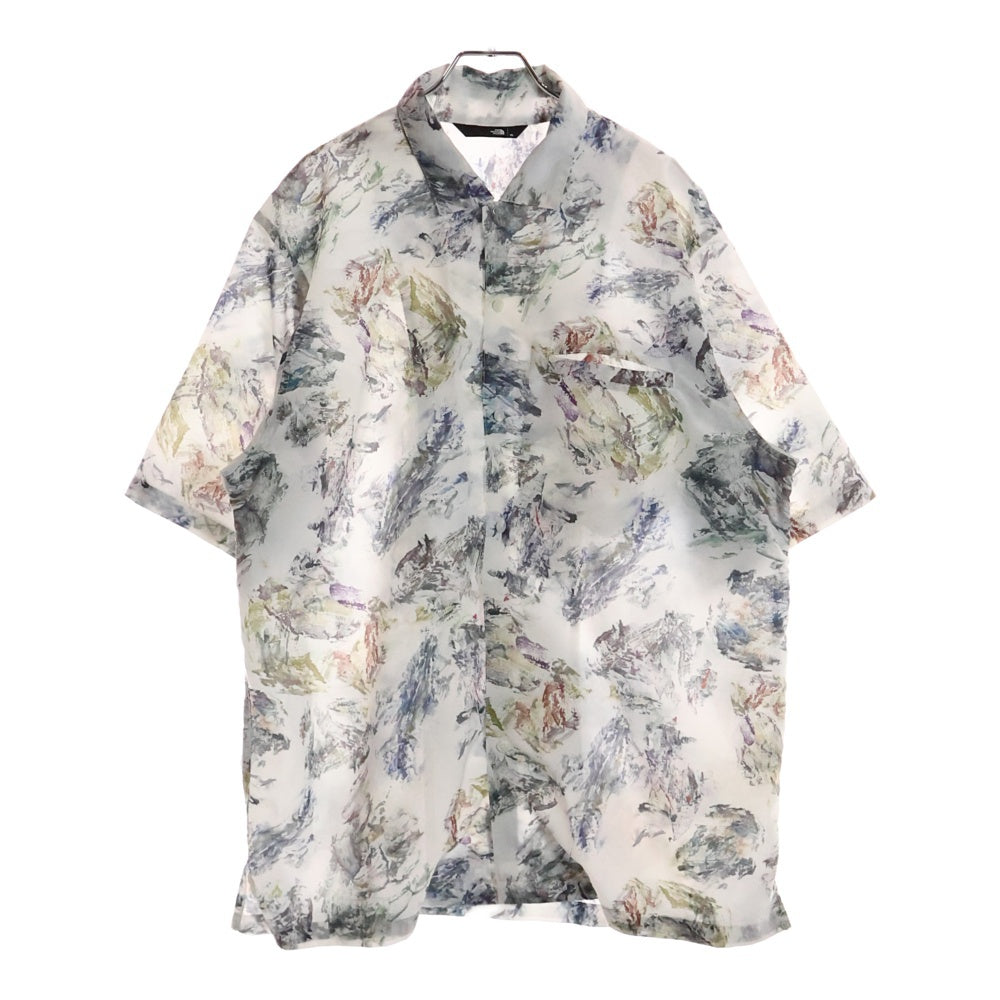 THE NORTH FACE(ザノースフェイス) S/S Walls Shirt ショートスリーブ ウォールズ 半袖シャツ ホワイト NR22204