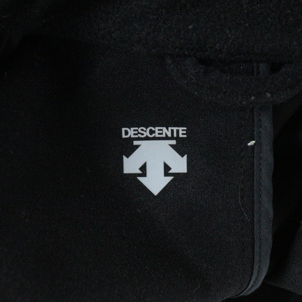 DESCENTE(デサント) ノッチドラペル 2B スナップボタン ポリエステル シングルテーラードジャケット ブラック D0R-T9870