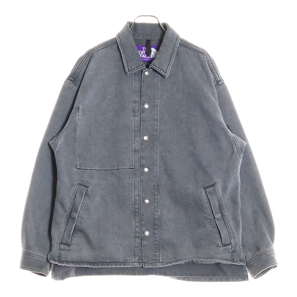 THE NORTH FACE(ザノースフェイス) PURPLELABEL Denim Field Jacket パープルレーベル デニム コーチジャケット ブラック NP2007N