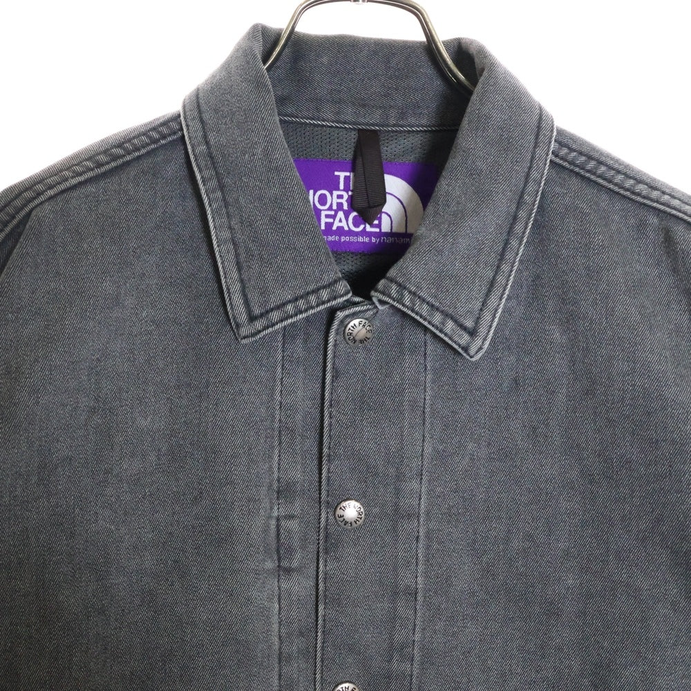 THE NORTH FACE(ザノースフェイス) PURPLELABEL Denim Field Jacket パープルレーベル デニム コーチジャケット ブラック NP2007N