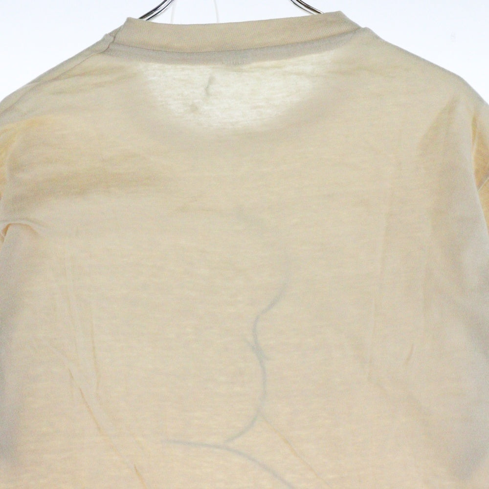 VINTAGE(ヴィンテージ) 90S VINTAGE ALFRED HITCHCOCK PRESENTS MOVI ヴィンテージ アルフレッド ヒッチコック プリント クルーネック 半袖Tシャツカットソー ベージュ