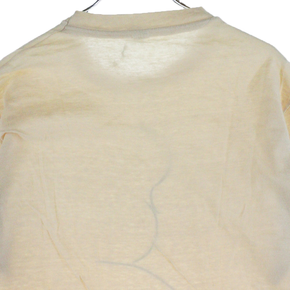 VINTAGE(ヴィンテージ) 90S VINTAGE ALFRED HITCHCOCK PRESENTS MOVI ヴィンテージ アルフレッド ヒッチコック プリント クルーネック 半袖Tシャツカットソー ベージュ