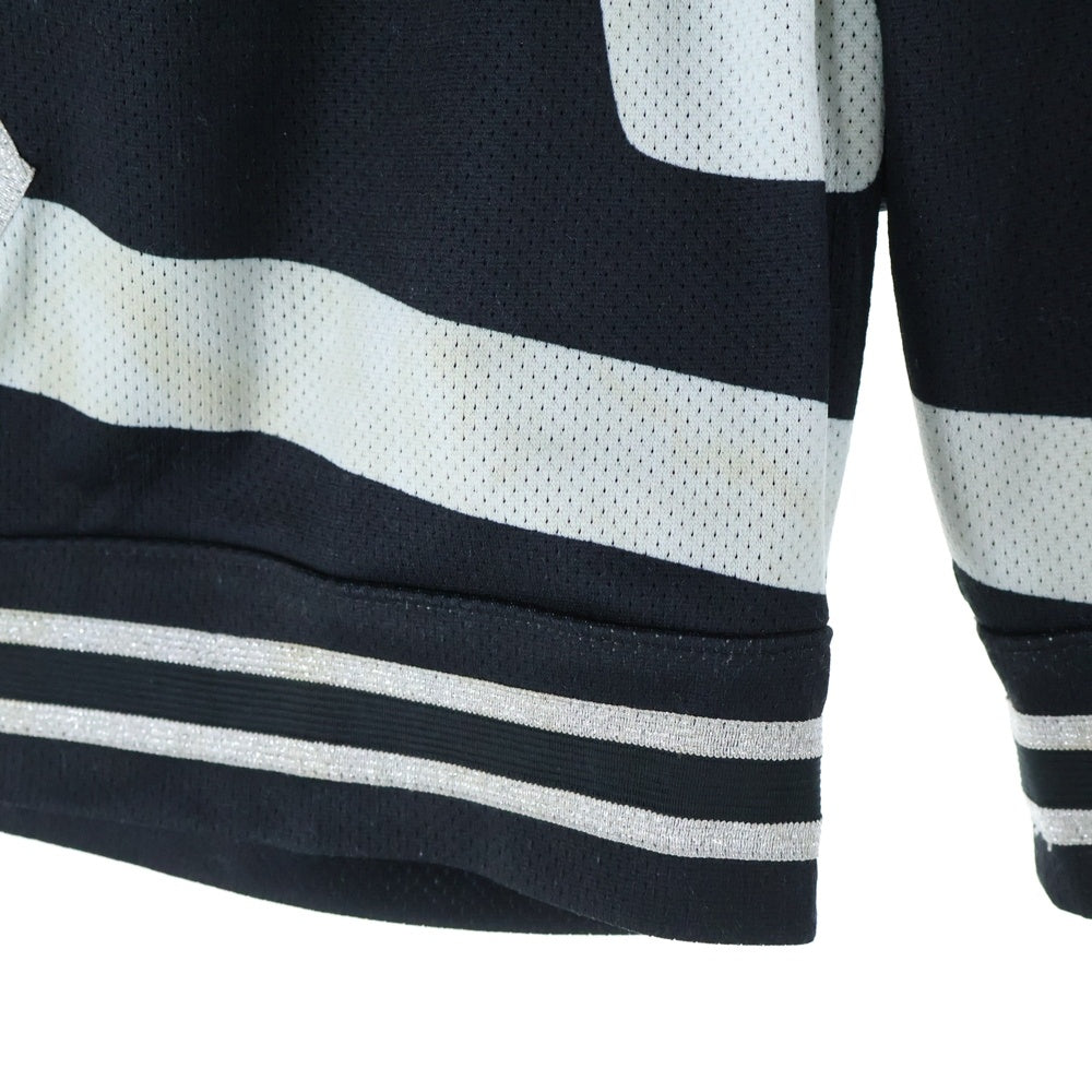 mastermind JAPAN(マスターマインドジャパン) ×Mastermind ミッチェルアンドネス スカルプリント メッシュ ハーフパンツ ブラック/ホワイト SHORMM20097-MNN
