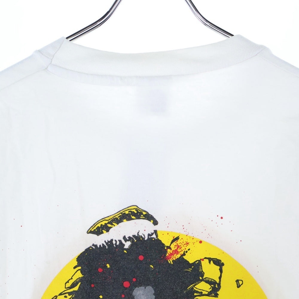 VINTAGE(ヴィンテージ) 90S VINTAGE SMILEY FACE ヴィンテージ ぶち抜き スマイリーフェイス 両面プリント クルーネック半袖Tシャツ カットソー ホワイト