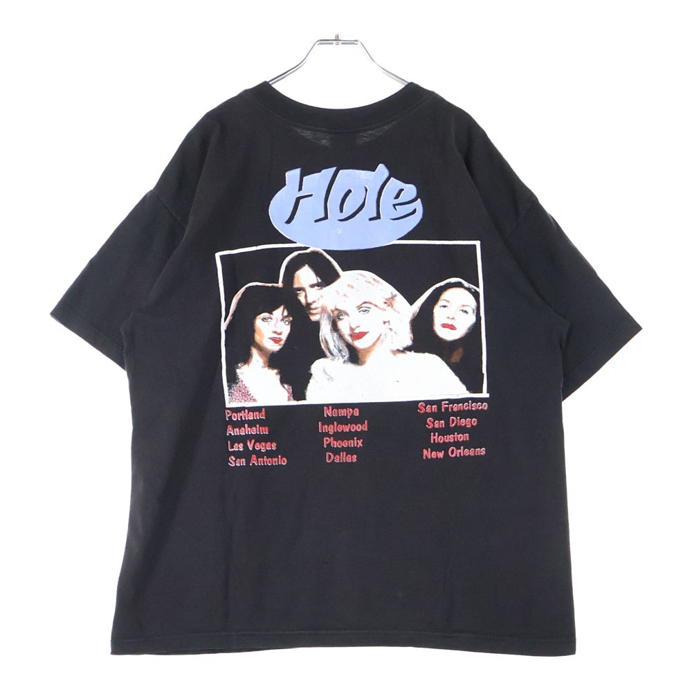 VINTAGE(ヴィンテージ) 90S MARILYN MANSON & HOLE BEAUTIFUL MONSTERS TOUR 1999 マリリンマンソン 両面プリント クルーネック半袖Tシャツ