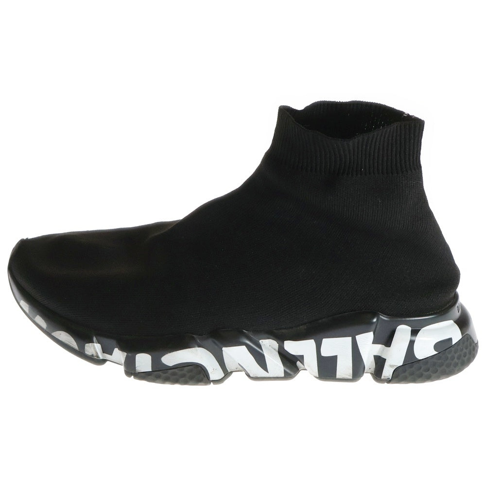 BALENCIAGA(バレンシアガ) SPEED LT GRAFFITI スピードトレーナー グラフィティ ハイカットスニーカー ブラック 605972