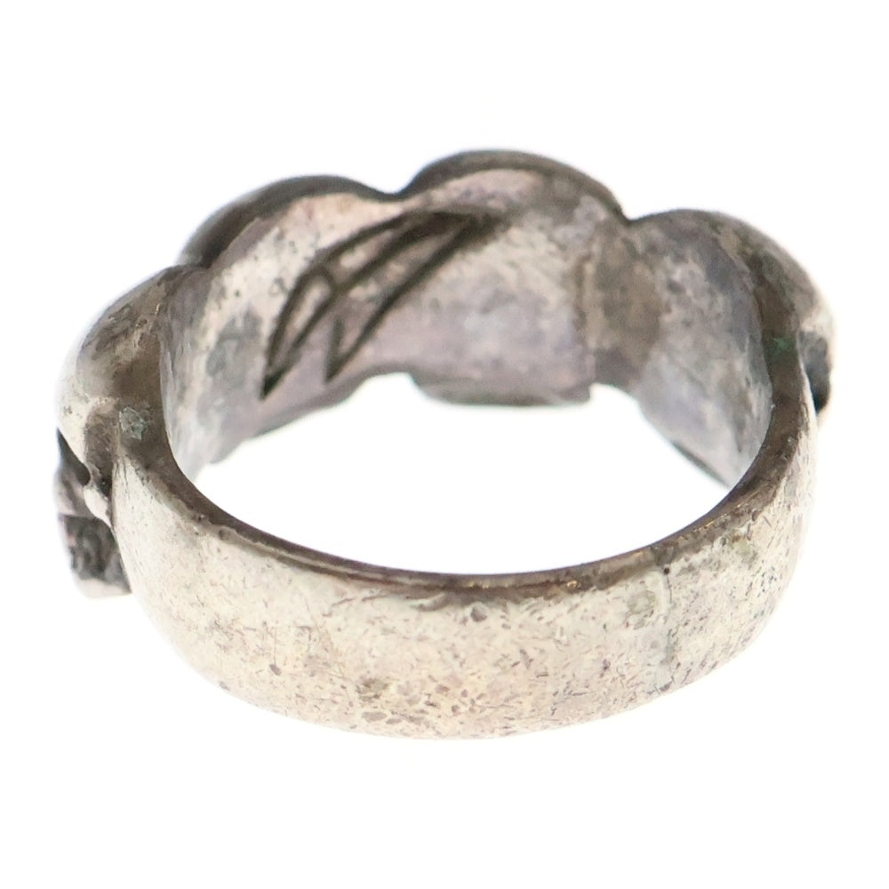 CRAZY PIG(クレイジーピッグ) 4 SKULL RING 4スカル リング シルバー