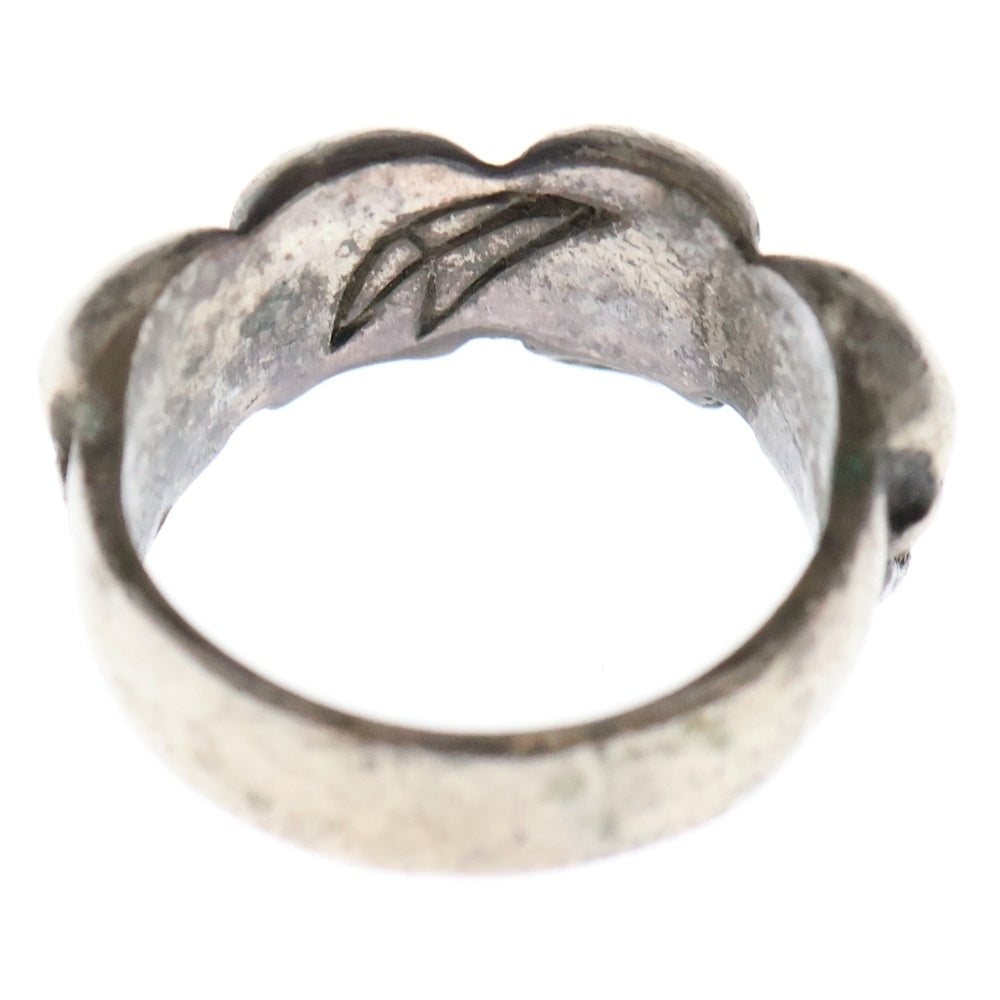 CRAZY PIG(クレイジーピッグ) 4 SKULL RING 4スカル リング シルバー