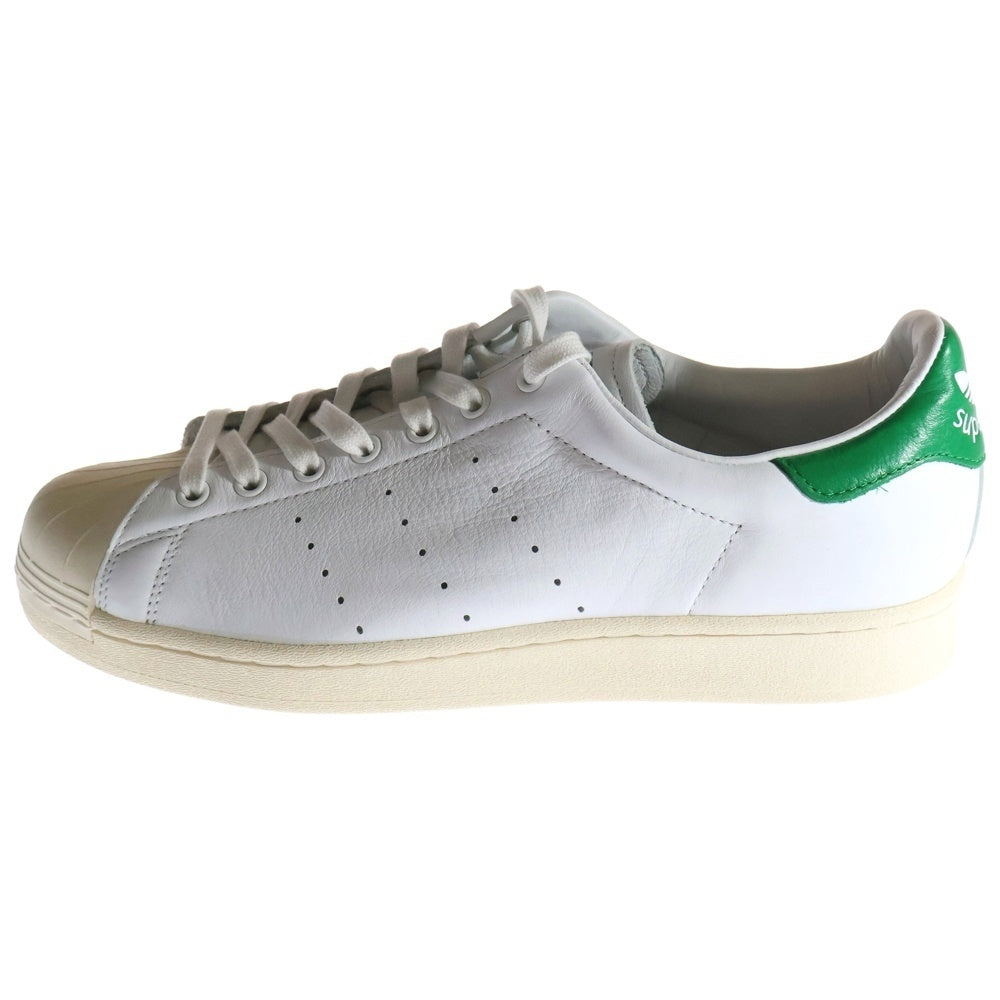 adidas(アディダス) SUPER STAR × STANSMITH スーパースター スタンスミス ローカットスニーカー ホワイト/グリーン US11/29cm FW9328