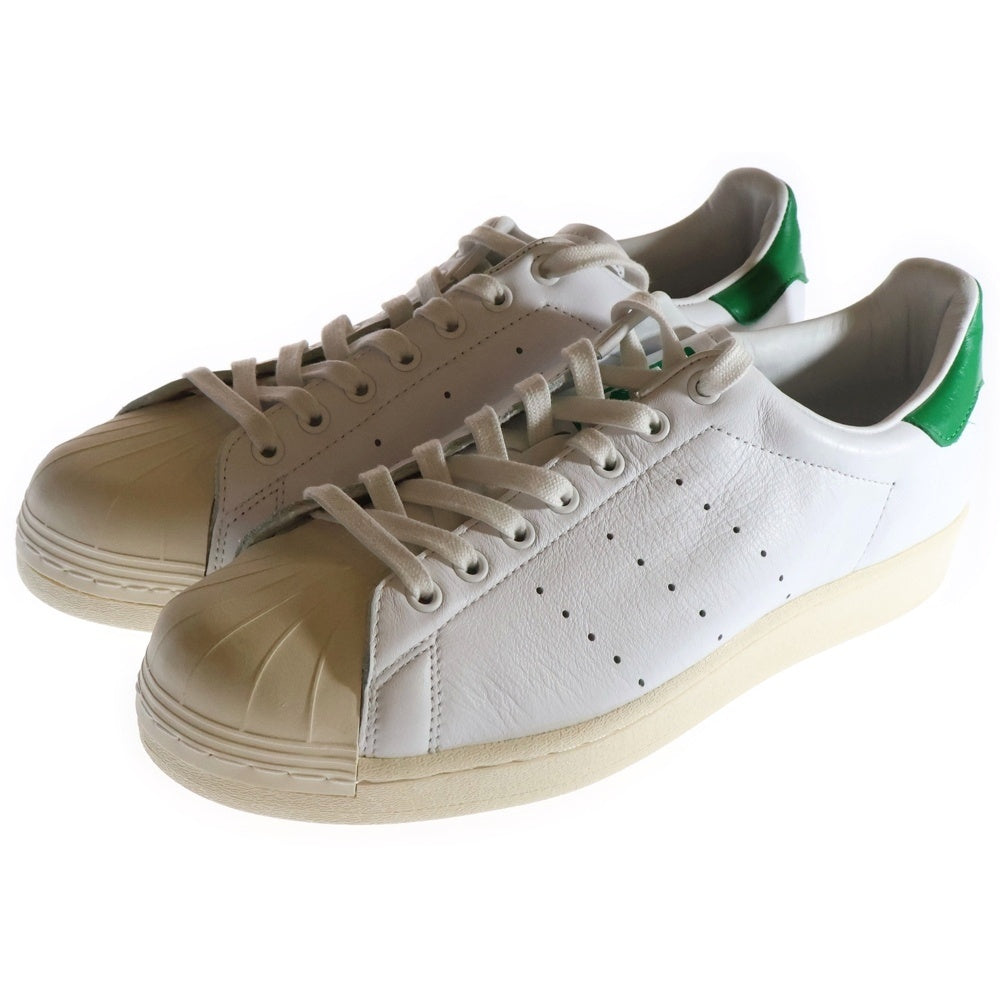 adidas(アディダス) SUPER STAR × STANSMITH スーパースター スタンスミス ローカットスニーカー ホワイト/グリーン US11/29cm FW9328