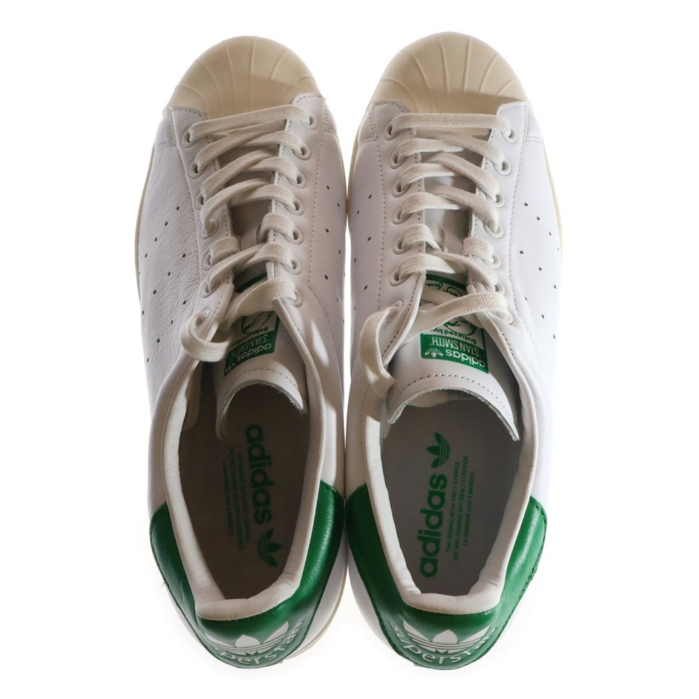 adidas(アディダス) SUPER STAR × STANSMITH スーパースター スタンスミス ローカットスニーカー ホワイト/グリーン US11/29cm FW9328
