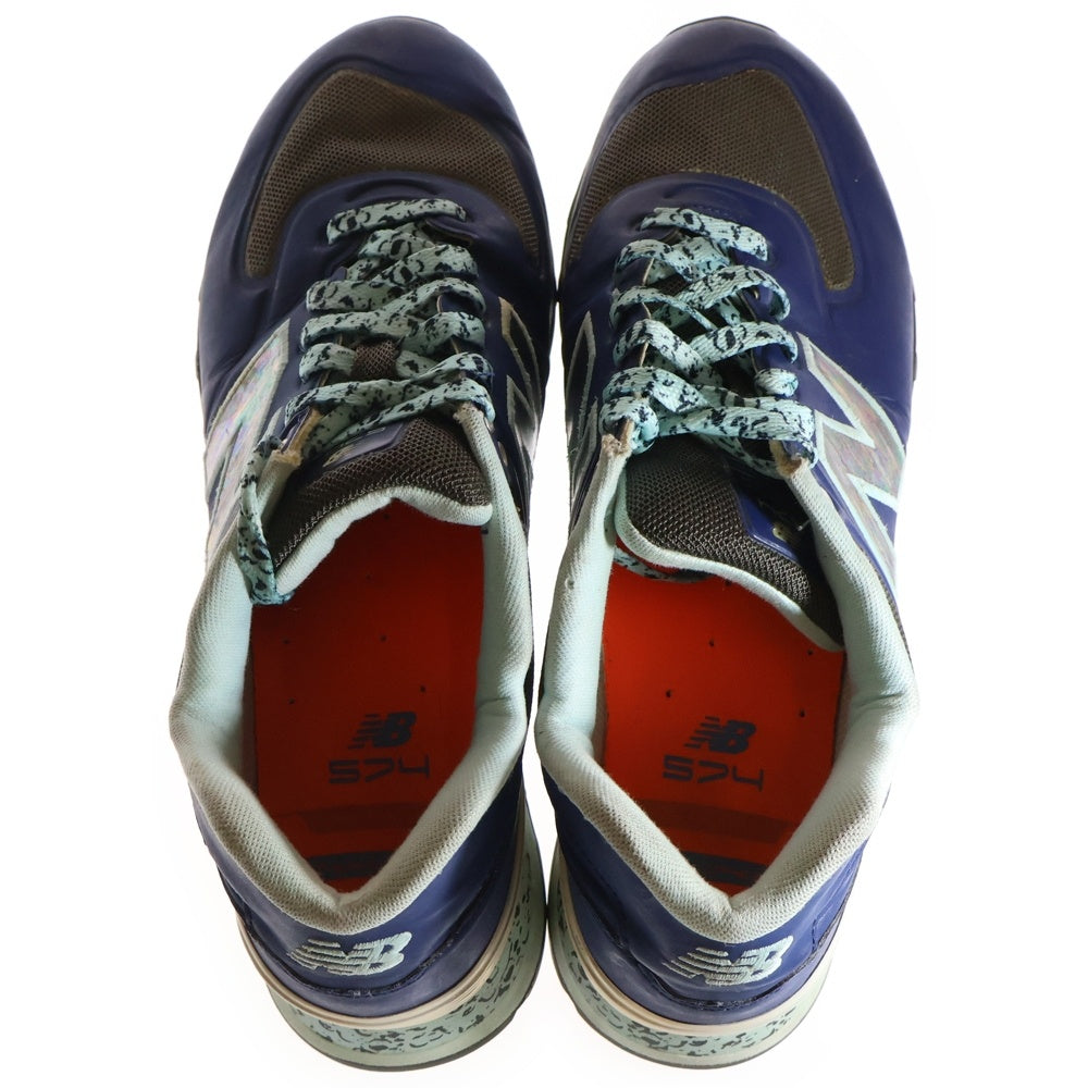 New Balance(ニューバランス) ML574OBB レザー ローカットスニーカー ネイビー/グレー US10/28cm