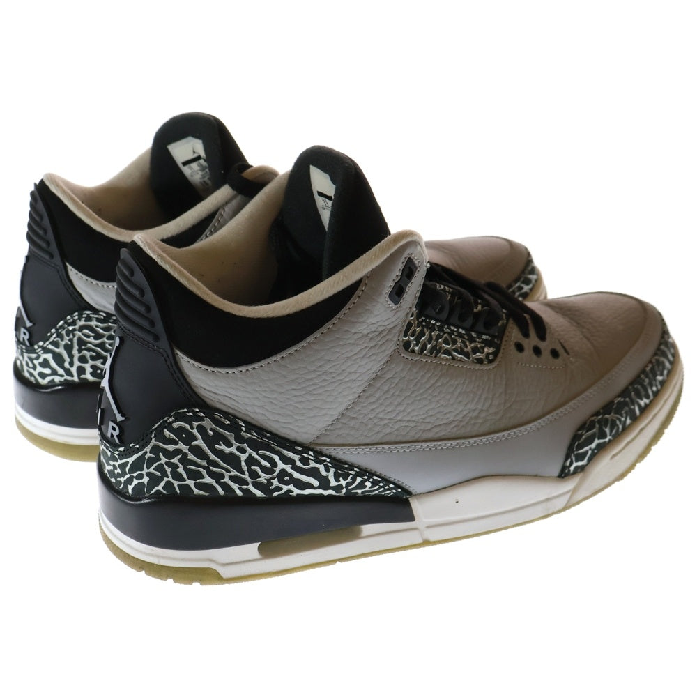 NIKE(ナイキ) 【観賞用】AIR JORDAN 3 RETRO WOLF GREY エアジョーダン3 レトロ ウルフグレイ ハイカットスニーカー ブラック/グレー US11/29cm 136064-004