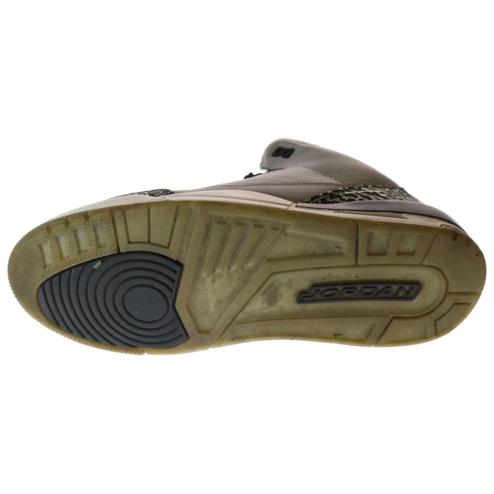 NIKE(ナイキ) 【観賞用】AIR JORDAN 3 RETRO WOLF GREY エアジョーダン3 レトロ ウルフグレイ ハイカットスニーカー ブラック/グレー US11/29cm 136064-004