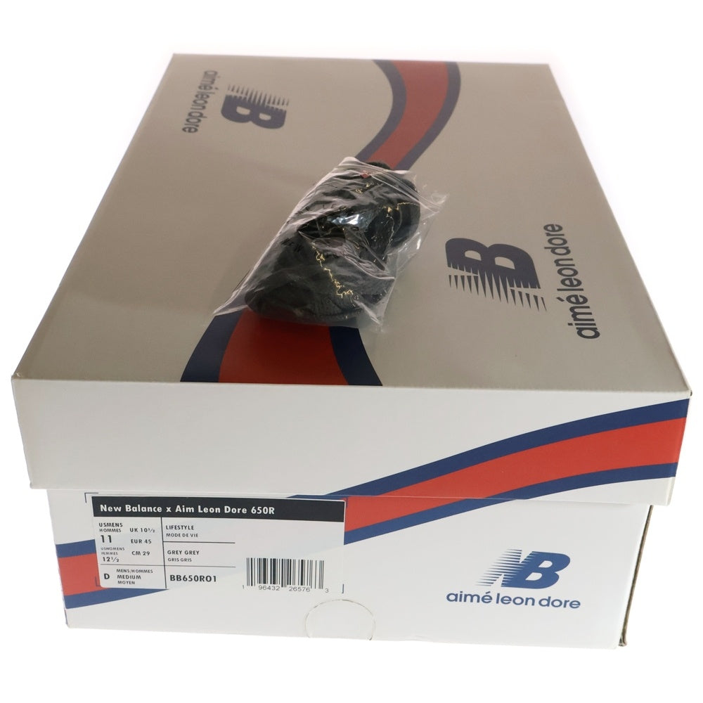 New Balance(ニューバランス) ×Aimé Leon Dore BB650RO1 エメレオンドレ レザー ハイカットスニーカー ネイビー/ホワイト US11/29cm