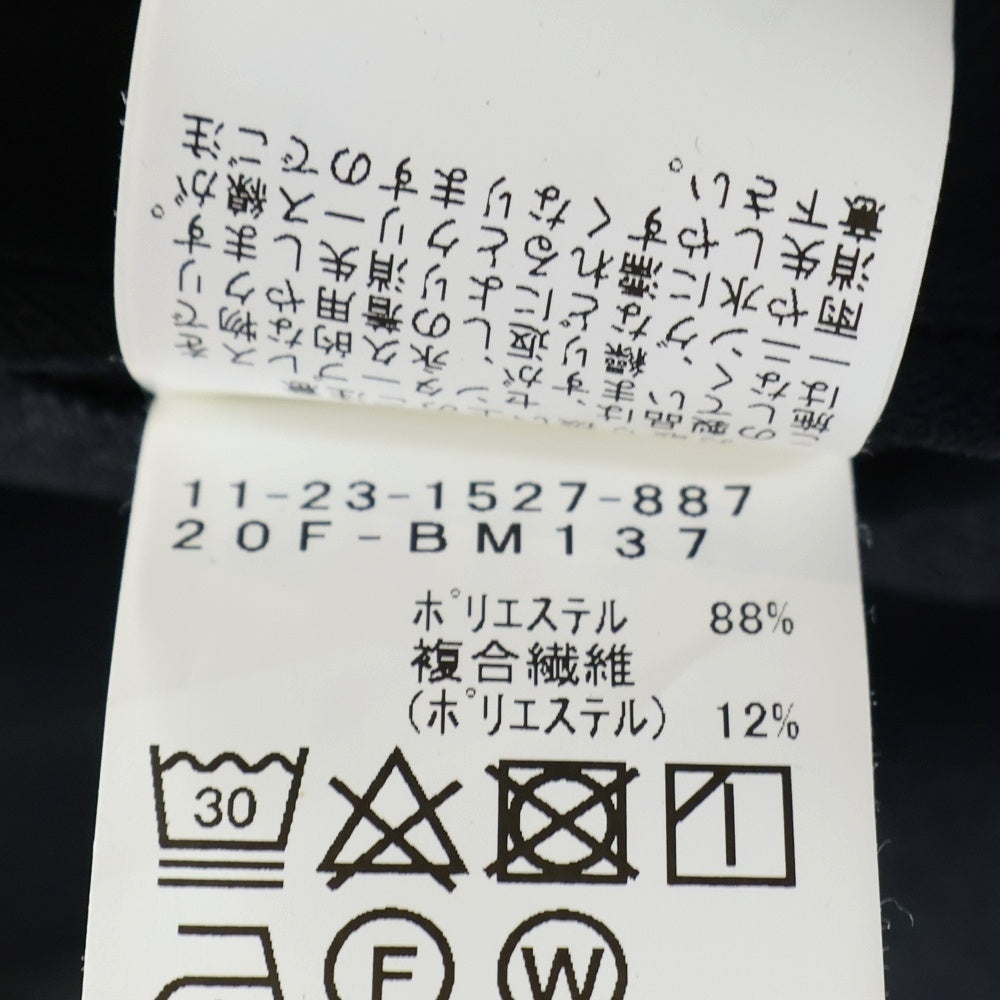 BEAMS(ビームス) 20AW スラックス センタープレス ロングパンツ ブラック 20F-BM137