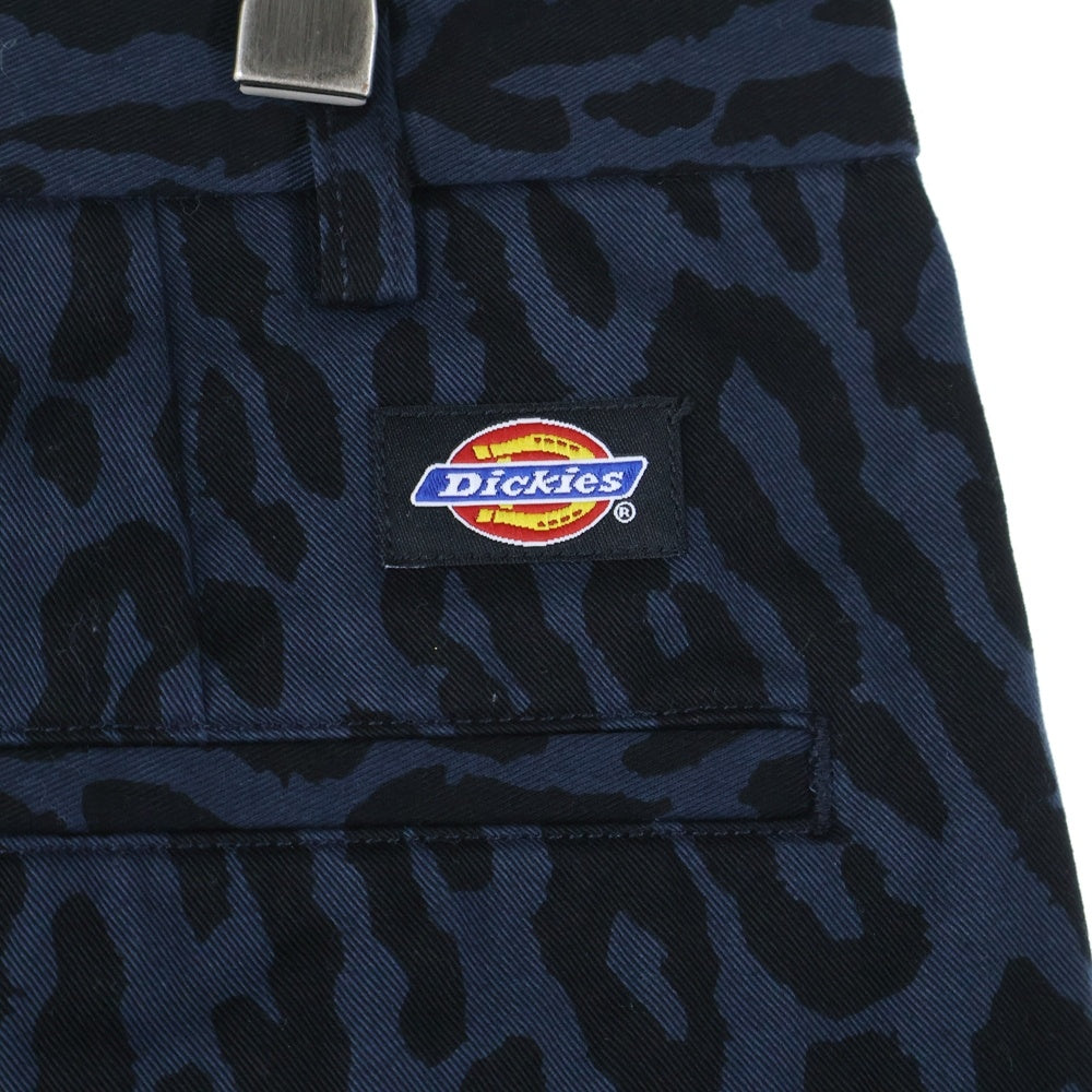WACKO MARIA(ワコマリア) ×DICKIES PLEATED SHORT TROUSERS TYPE-2 ディッキーズ レオパード プリーツ ショート トラウザー ワーク ショーツ ハーフパンツ ネイビー DICKIES-WM-PT09