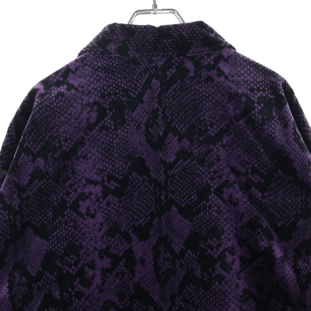 WACKO MARIA(ワコマリア) TIM LEHI PYTHON VELVET VIETNAM JACKET ティムリーハイ ジップアップ ベルベット ベトナムジャケット パープル