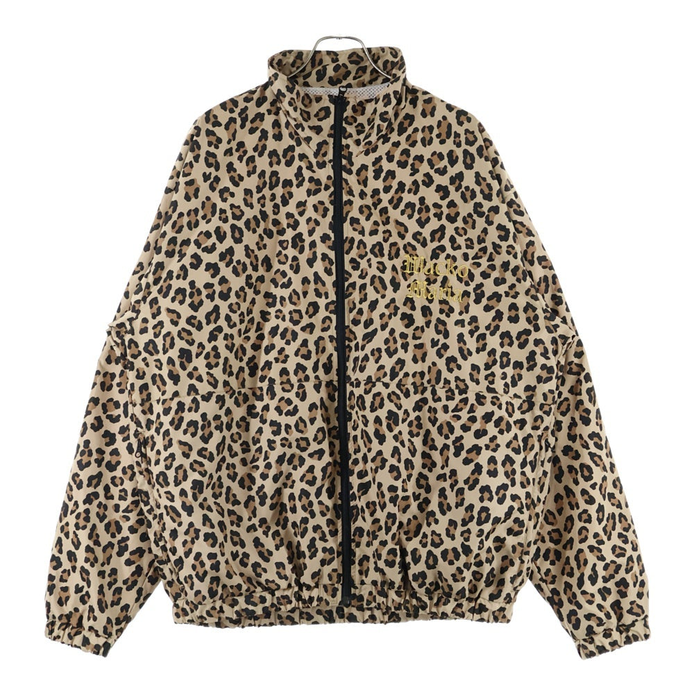 WACKO MARIA(ワコマリア) LEOPARD TRACK JACKET レオパード ジップアップ トラックジャケット ベージュ