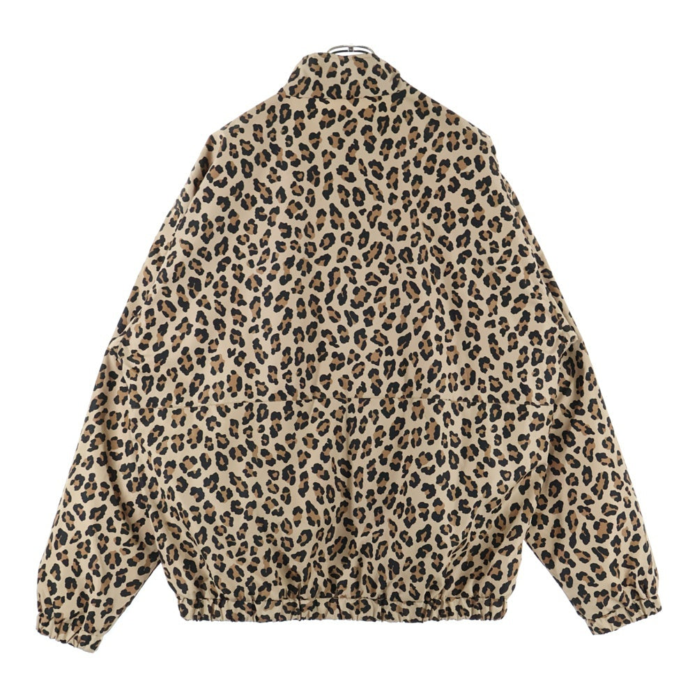 WACKO MARIA(ワコマリア) LEOPARD TRACK JACKET レオパード ジップアップ トラックジャケット ベージュ