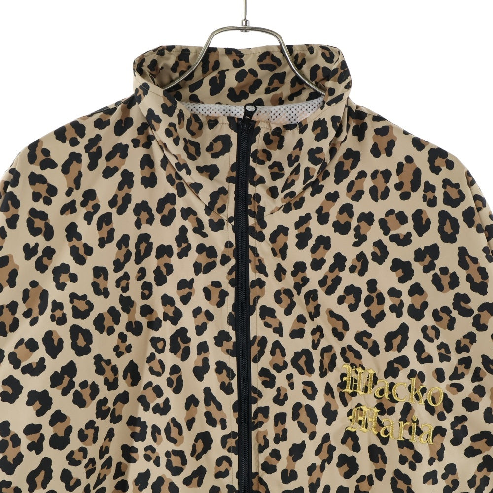 WACKO MARIA(ワコマリア) LEOPARD TRACK JACKET レオパード ジップアップ トラックジャケット ベージュ