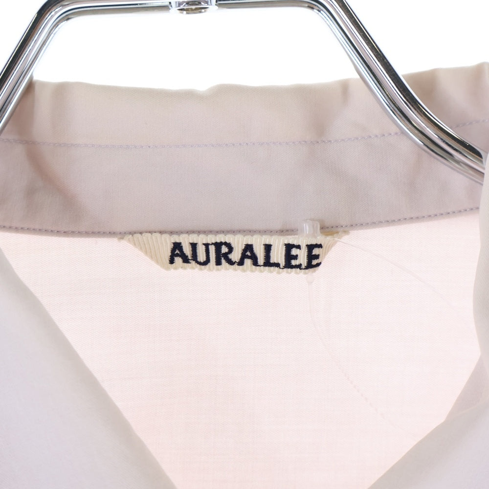 AURALEE(オーラリー) 20SS WASHED FINX TWILL BIG SHIRTS ウォッシュド フィンクス ツイル ビッグ シャツ ベージュ A20SS01TN
