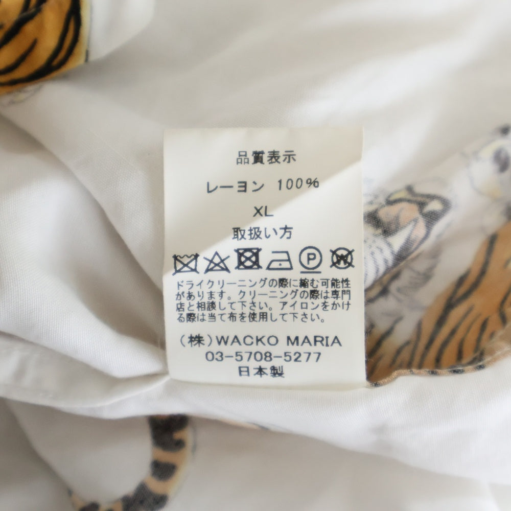 WACKO MARIA(ワコマリア) TIM LEHI HAWAIIAN S/S SHIRT ティムリーハイ ハワイアン アロハレーヨン 半袖シャツ ホワイト